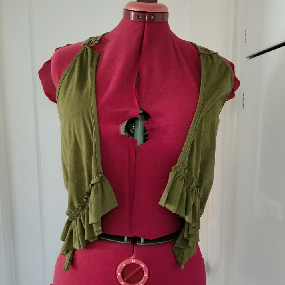 Faux Suede Hippie Vest